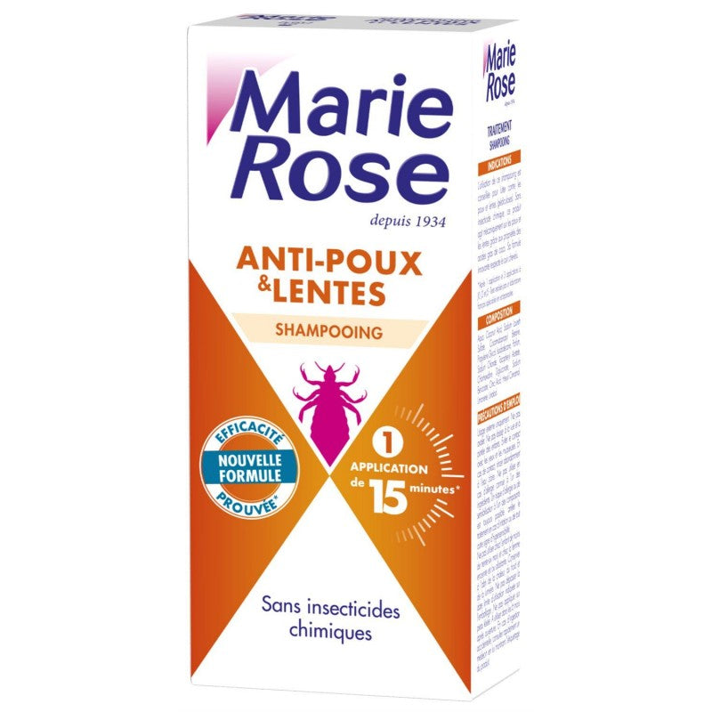 MARIE ROSE Shampoing Anti-Poux & Lentes Standard 125 Ml - Marché Du Coin