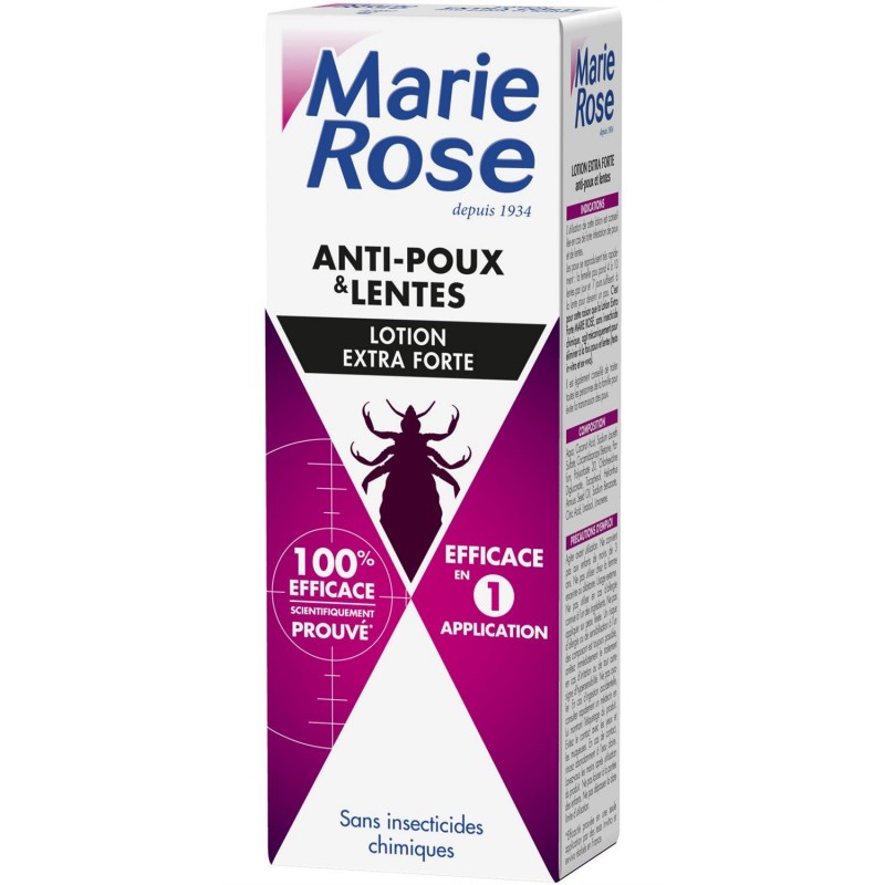 MARIE ROSE Anti-Poux & Lentes Lotion Extra Forte 100Ml - Marché Du Coin