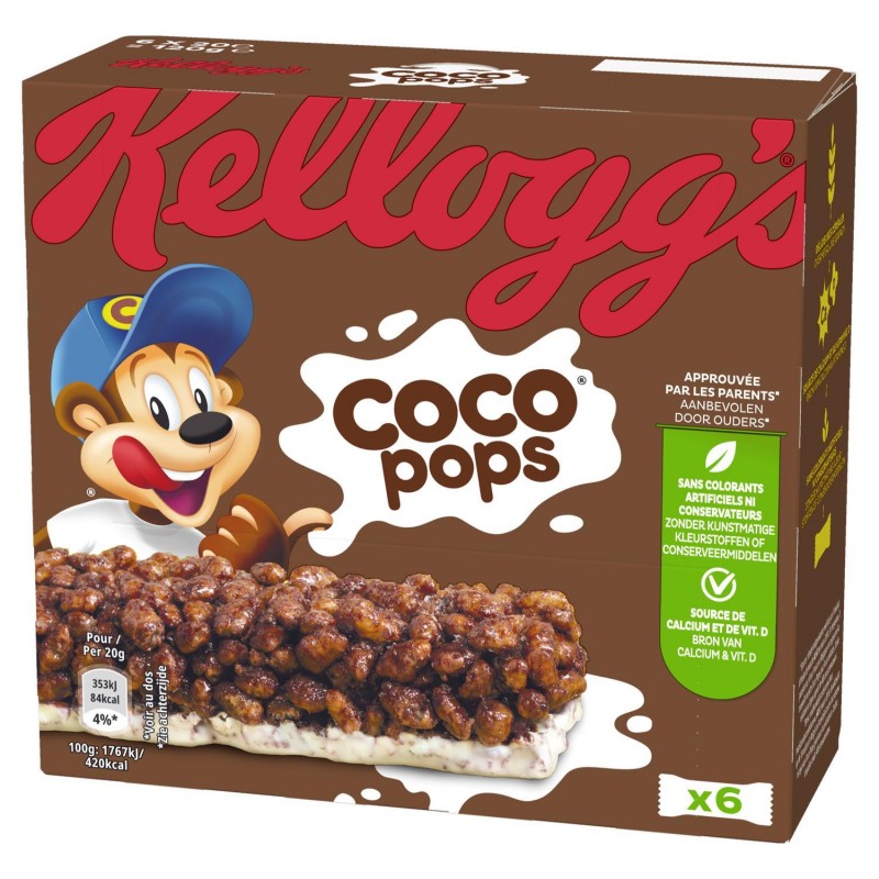 KELLOGG'S Coco Pops Riz Soufflé Au Chocolat Et Lait 120G - Marché Du Coin