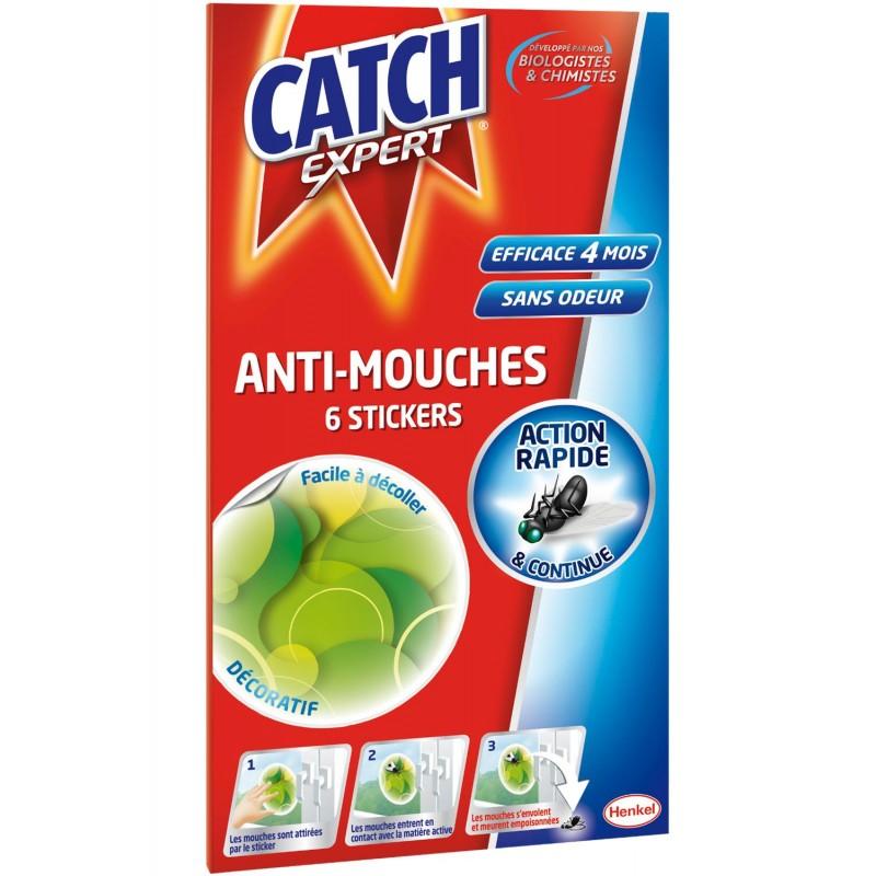 CATCH Stickers Anti-Mouches Décoratifs Vert X6 - Marché Du Coin