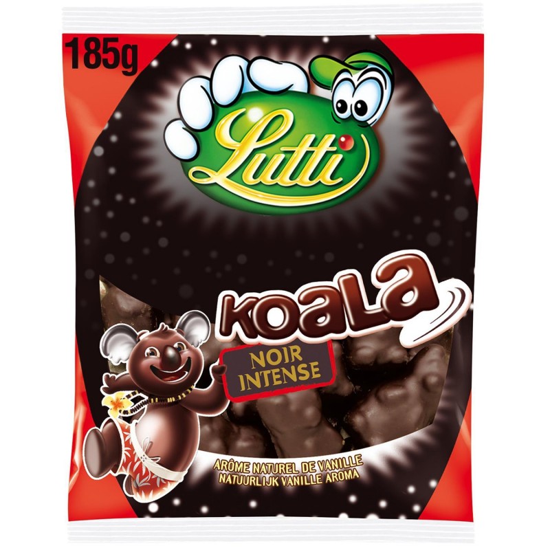 LUTTI Koala Noir 185G - Marché Du Coin