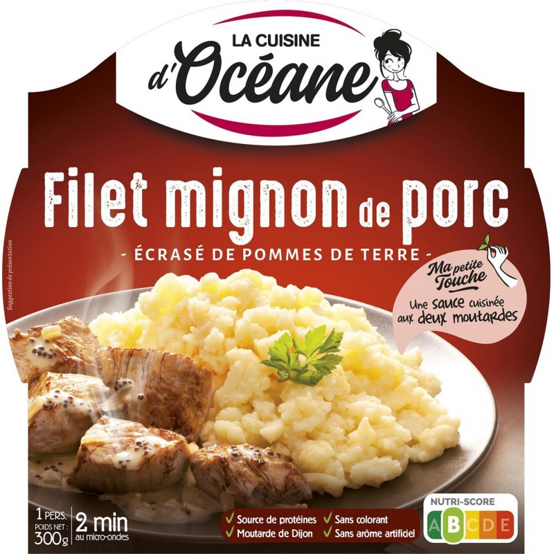 LA CUISINE D'OCÉANE Filet Mignon De Porc, Écrasé De Pomme De Terre 300G - Marché Du Coin
