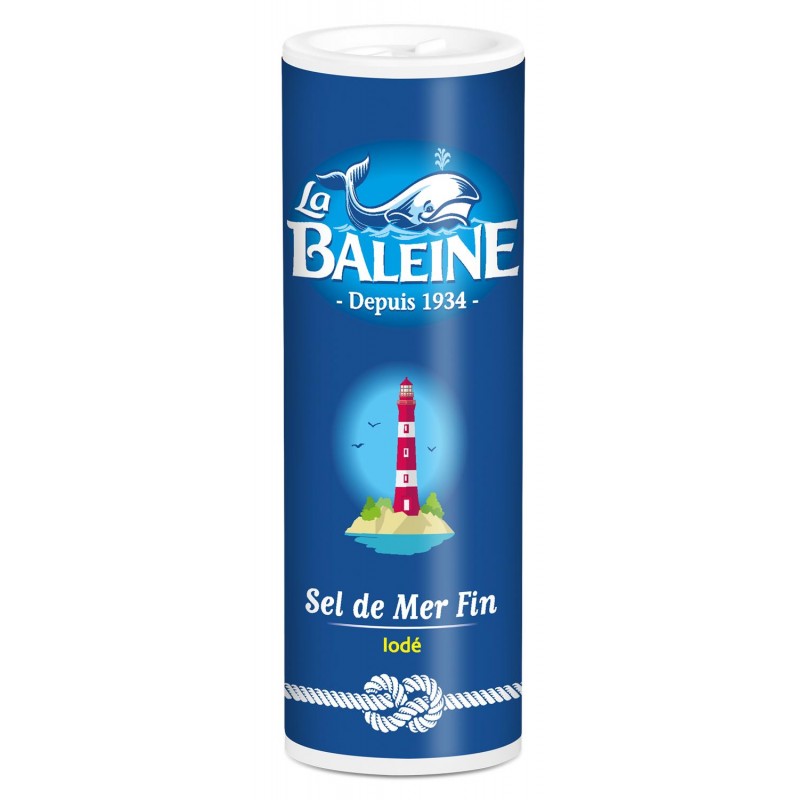 LA BALEINE Salière Sel Fin 250G - Marché Du Coin