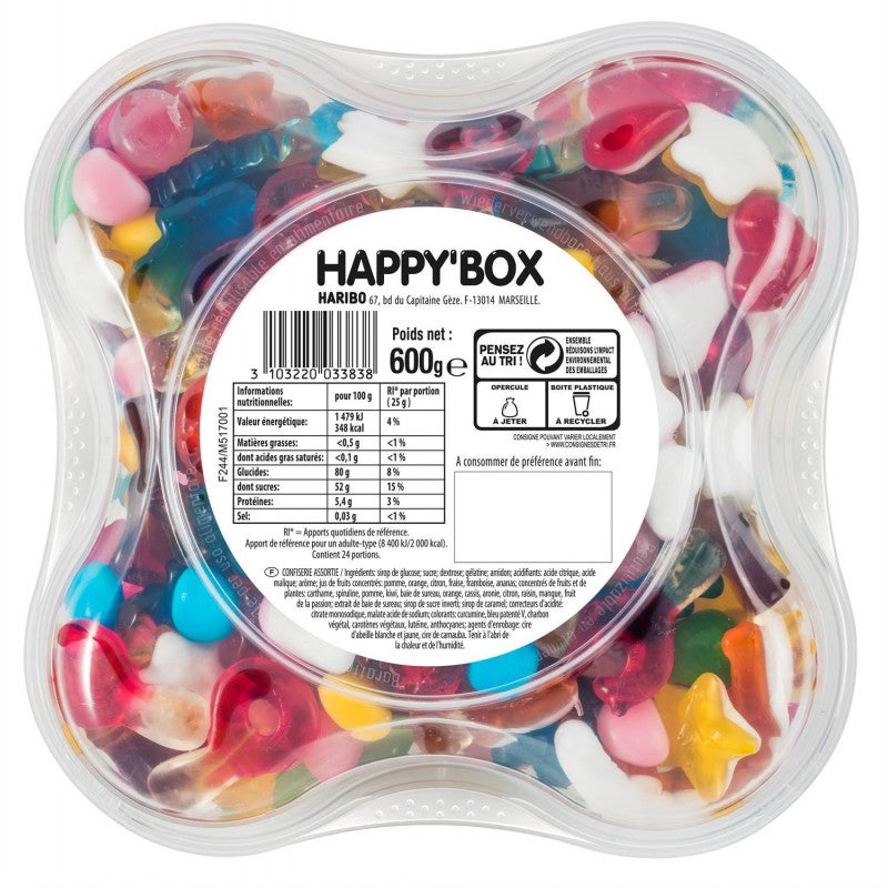 HARIBO Happy'Box 600G - Marché Du Coin