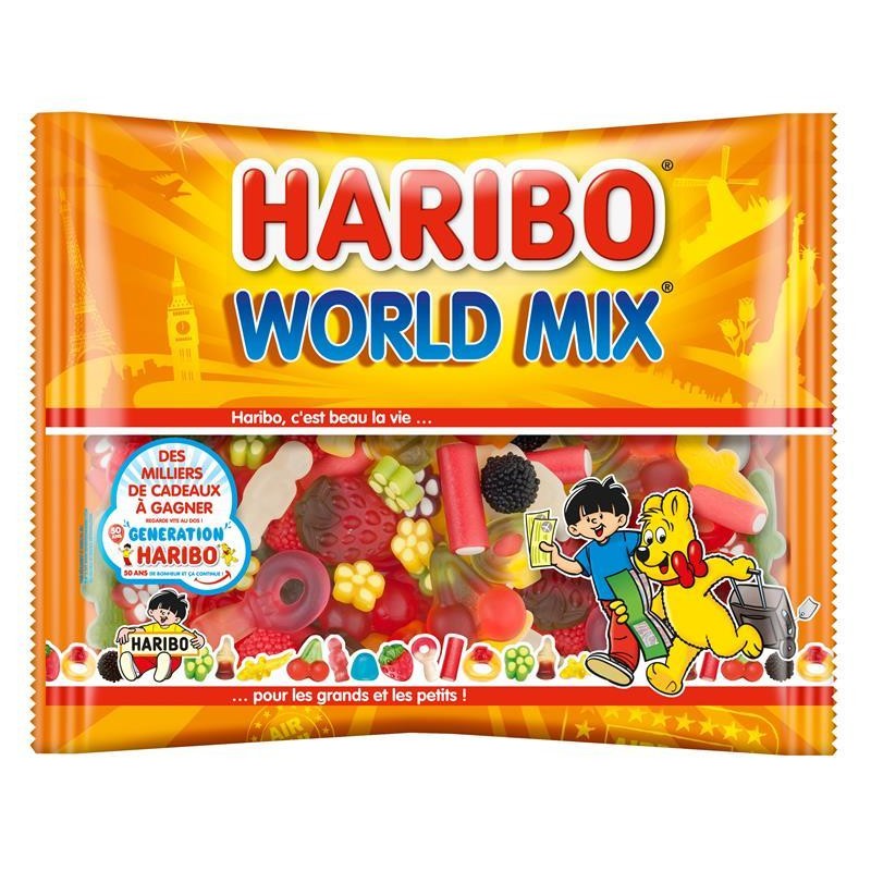 HARIBO World Mix Sachet 500G - Marché Du Coin