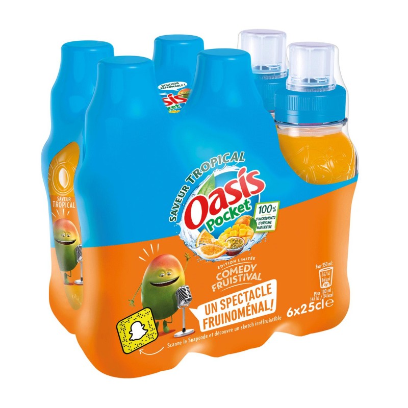 OASIS Push Pull Tropical 6X25Cl - Marché Du Coin