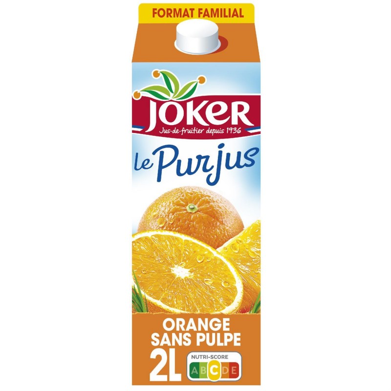 JOKER Le Pur Jus Orange 2L - Marché Du Coin