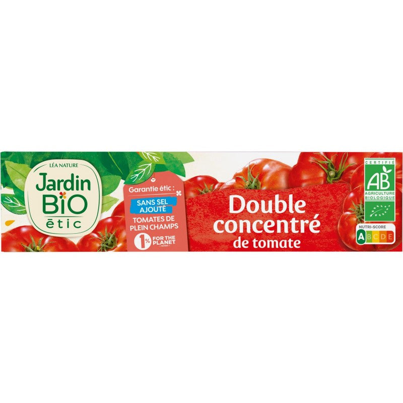 JARDIN BIO Jardin Bio Étic Double Concentré De Tomate Bio En Tube 200G - Marché Du Coin