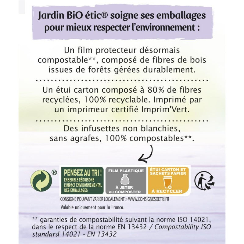 JARDIN BIO Jardin Bio Étic Infusion Digestion Bio 20 Sachets + Étui 30G - Marché Du Coin