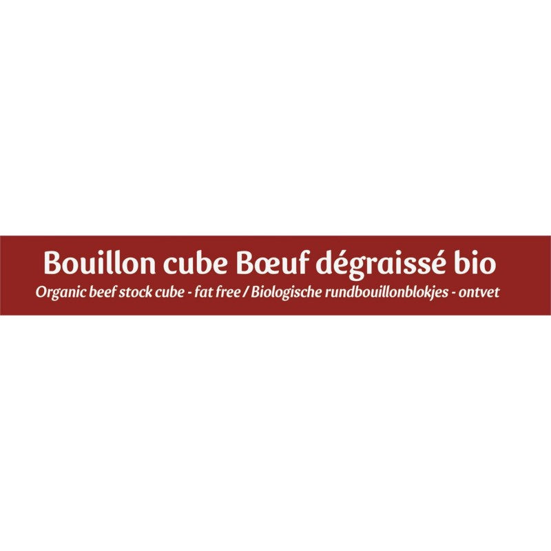 JARDIN BIO Bouillon Cube Boeuf Dégraissé Bio Cubes 100G - Marché Du Coin