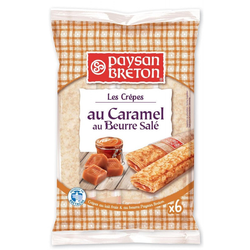 PAYSAN BRETON Crêpes Fourrés Caramel Au Beurre Salé 180G - Marché Du Coin