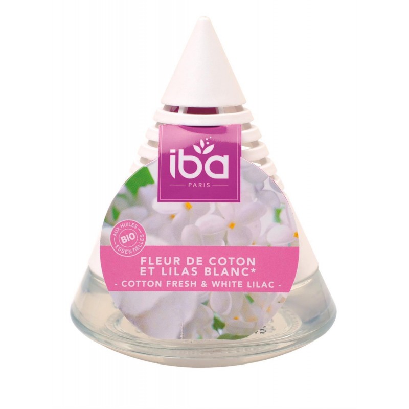 IBA Mèche Fleur De Coton & Lilas Blanc 75Ml - Marché Du Coin