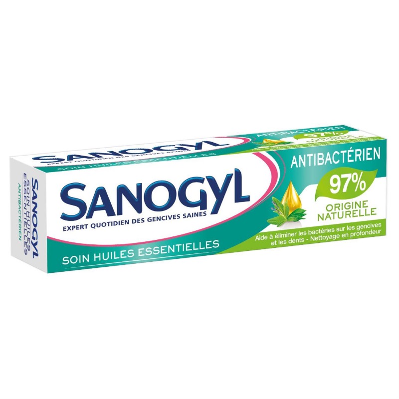 SANOGYL Dentifrice Soin Huiles Essentielles Antibacterien 97% 75Ml - Marché Du Coin