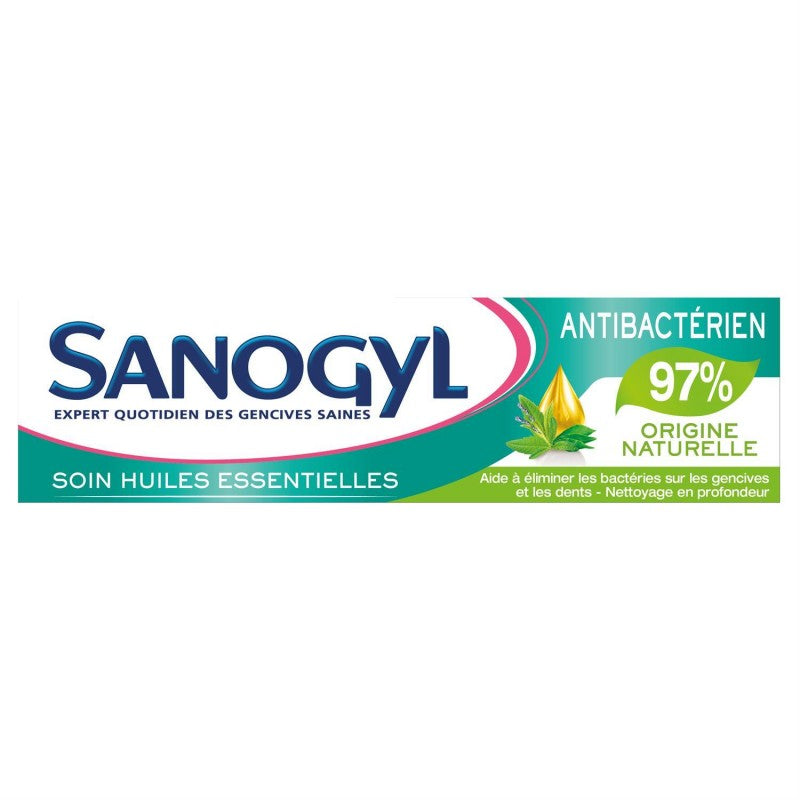 SANOGYL Dentifrice Soin Huiles Essentielles Antibacterien 97% 75Ml - Marché Du Coin