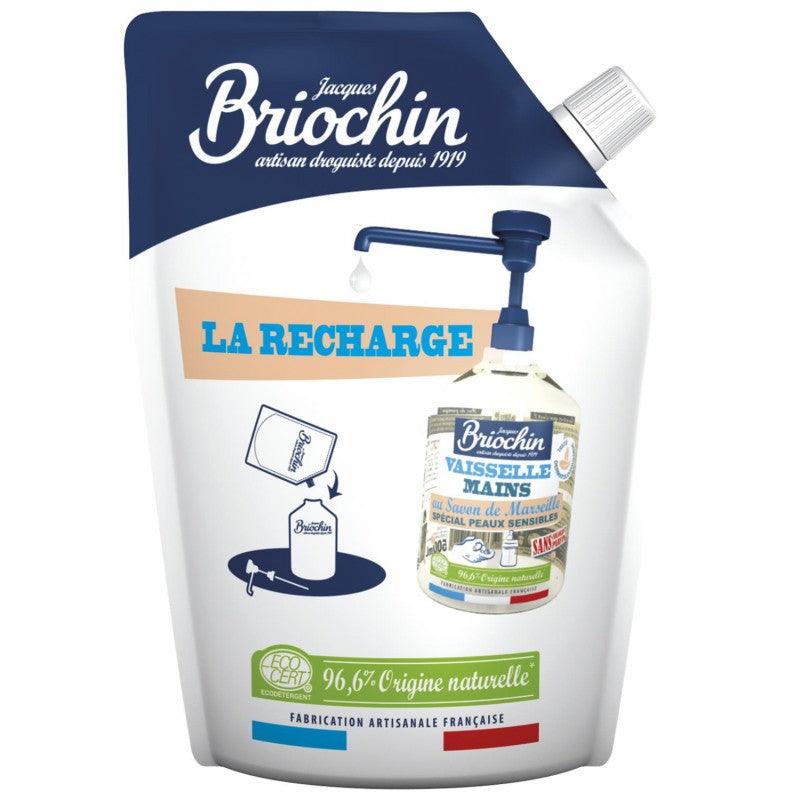 BRIOCHIN Recharge Liquide Vaisselle Et Main Sans Parfum Ecocert Sans Mit Cmit - Marché Du Coin