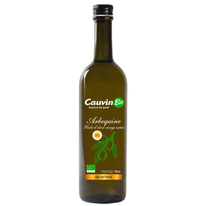 CAUVIN Huile D'Olive Extra Vierge Bio Selection 75Cl - Marché Du Coin