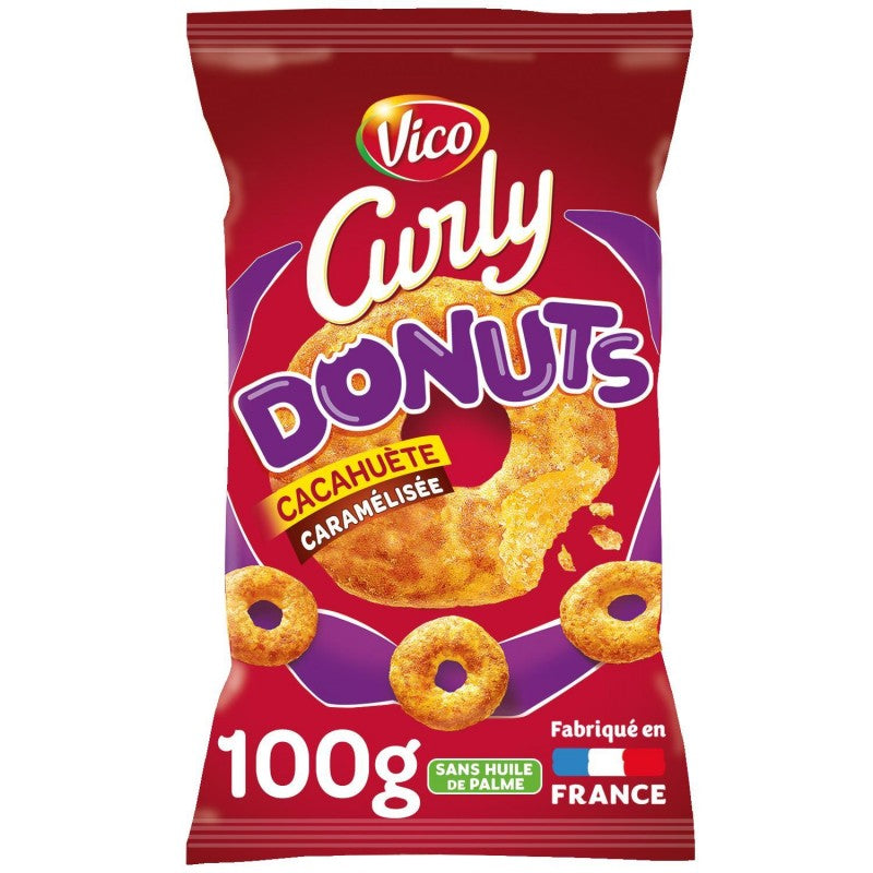 VICO Curly Donuts Cacahuete 100G - Marché Du Coin