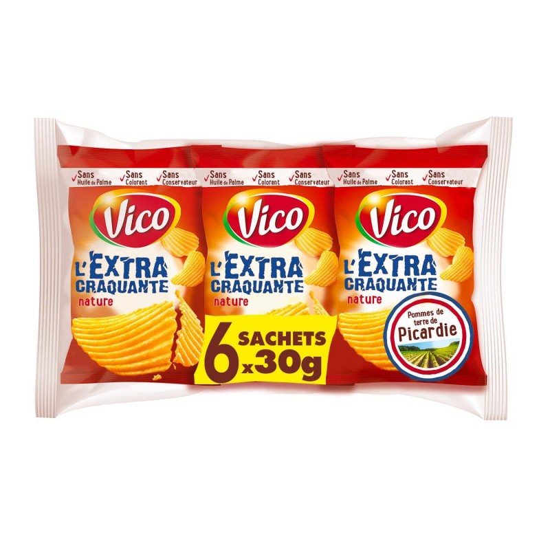 VICO Chips Extra Salées 180G - Marché Du Coin