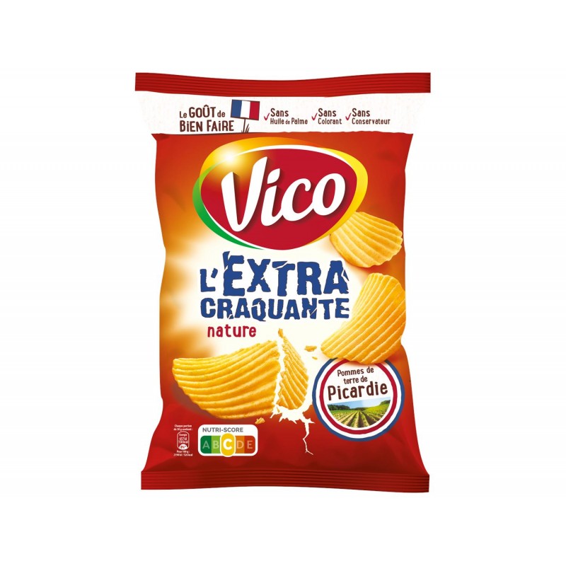 VICO Chips Ondulées Extra Craquantes Nature 150G - Marché Du Coin