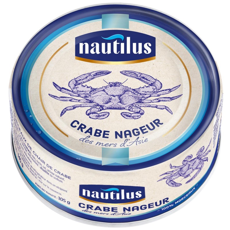 NAUTILUS Crabe 100% Morceaux 105G - Marché Du Coin