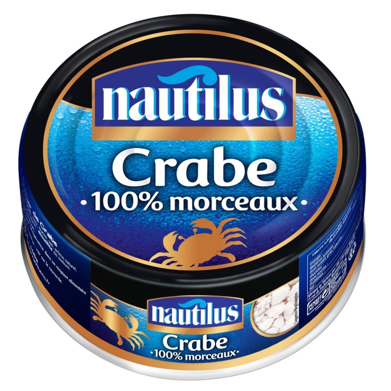 NAUTILUS Crabe 100% Morceaux 105G - Marché Du Coin