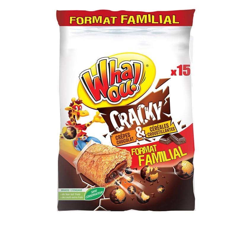 WHAOU! Crêpes Cracky Chocolat Et Cereales 480G - Marché Du Coin