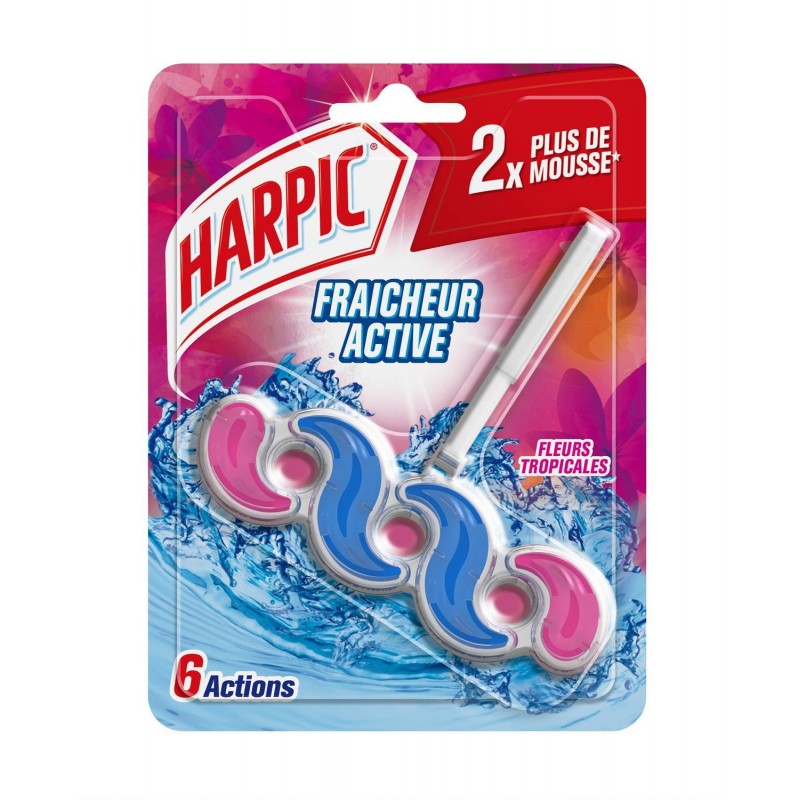 HARPIC Bloc Active Fresh Fleurs Tropicales 39G - Marché Du Coin