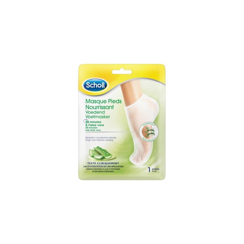 SCHOLL Masque Pieds Nourissant Aloe Vera - Marché Du Coin