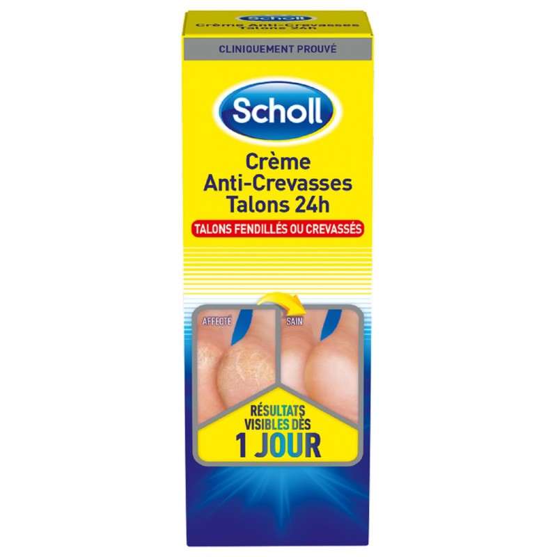 SCHOLL Creme Anti Crevasse Talons 24H 60Ml - Marché Du Coin