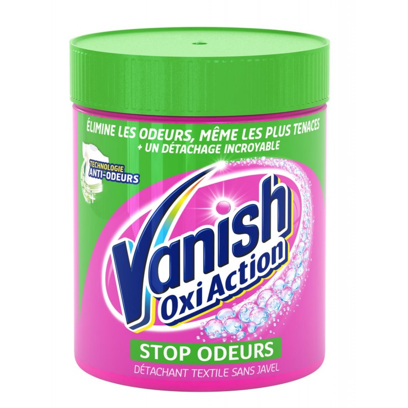VANISH Détachant Oxi Action Poudre Stop Odeurs 470G - Marché Du Coin