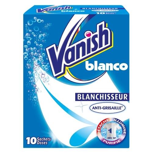 VANISH Blanco Activateur Blanc X10 Sachets - Marché Du Coin