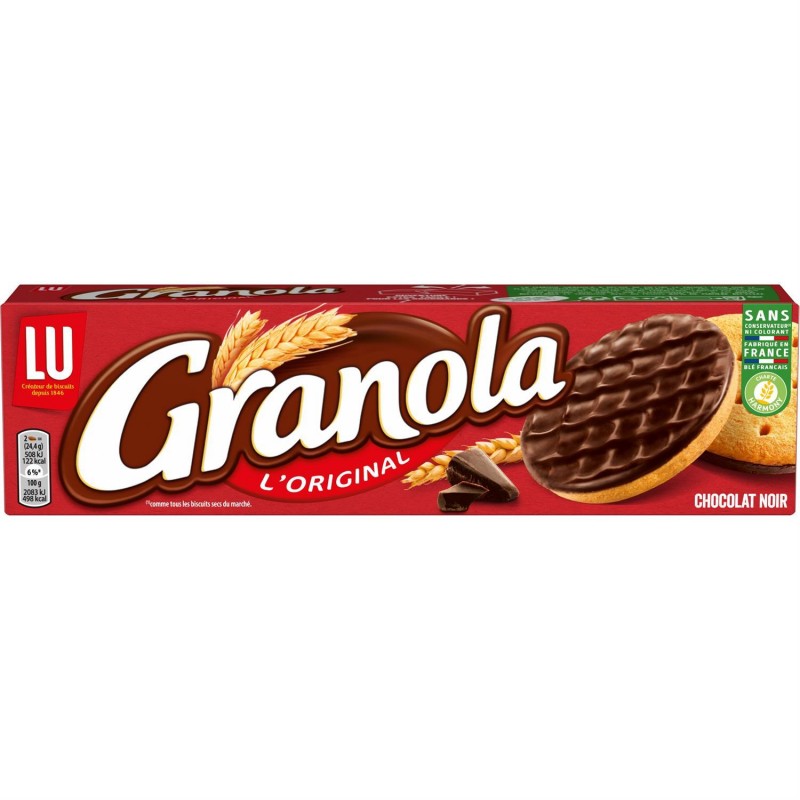 GRANOLA Chocolat Noir 195G - Marché Du Coin