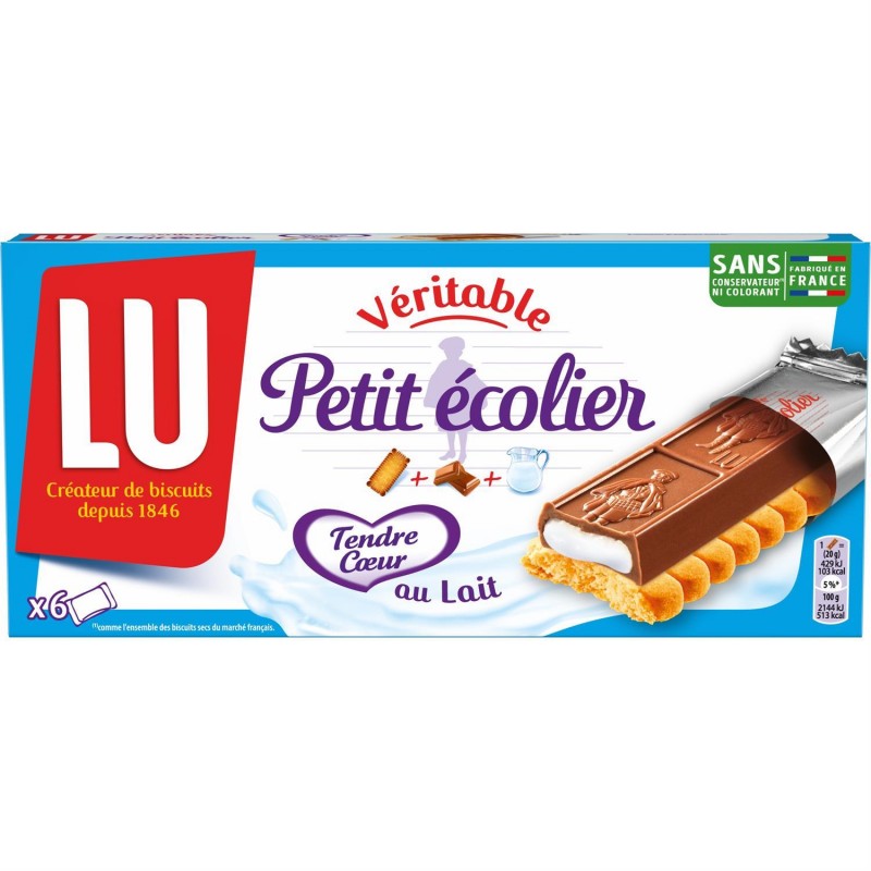 LU Petit Écolier Chocolat Tendre Lait 120G - Marché Du Coin