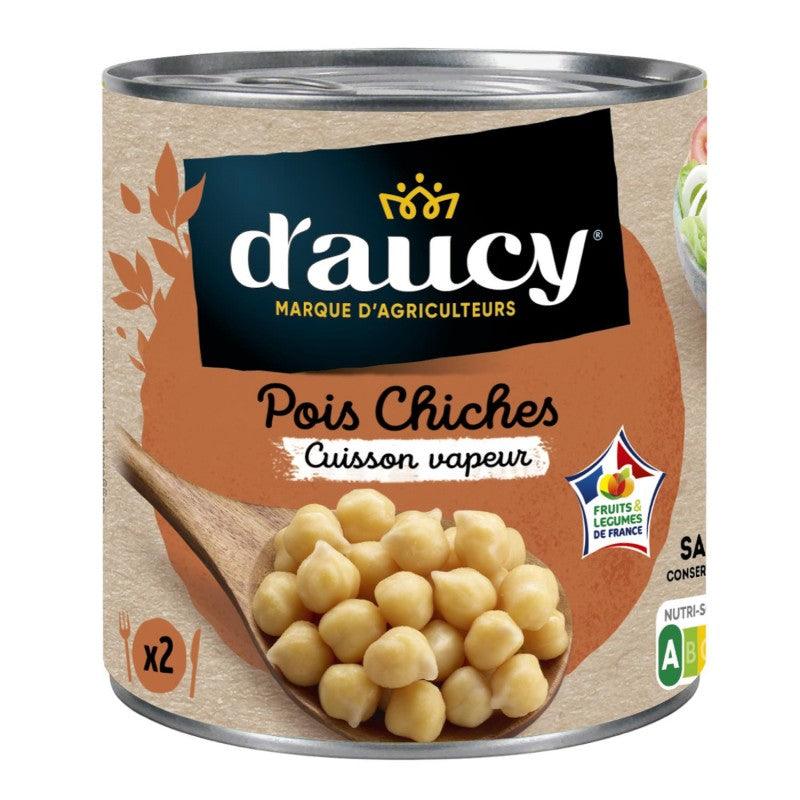 D'AUCY Pois Chiches Cuisson À La Vapeur 265G - Marché Du Coin