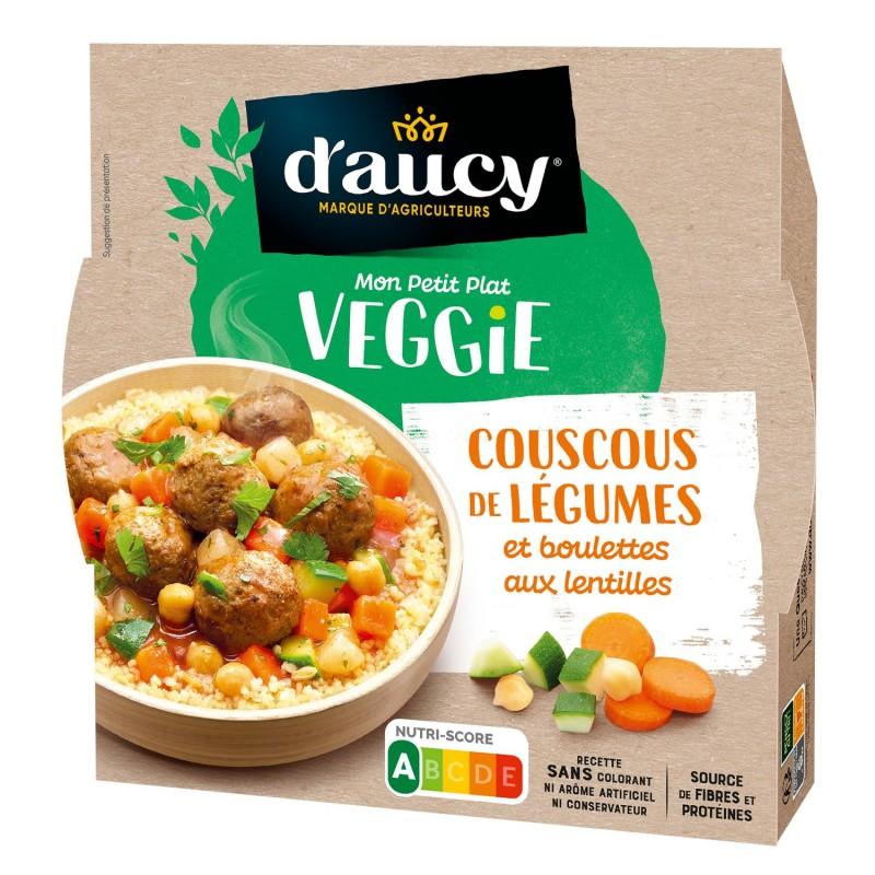 D'AUCY Couscous Et Boulettes De Légumes 320G - Marché Du Coin