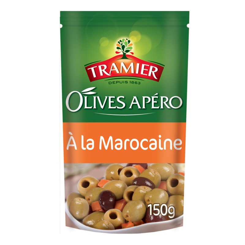 TRAMIER Olives Apéro À La Marocaine 150G - Marché Du Coin