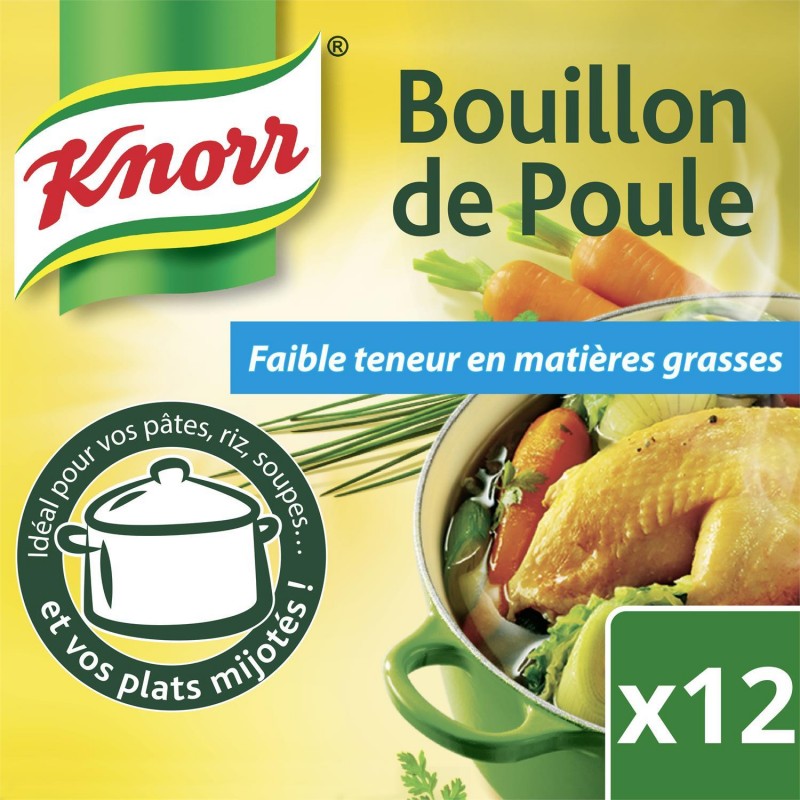 KNORR Bouillon De Poule Dégraissé 120G - Marché Du Coin