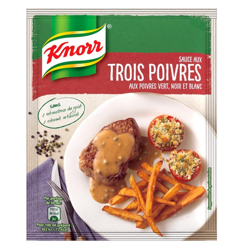 KNORR Sauce Déshydratée Aux Trois Poivres - Marché Du Coin
