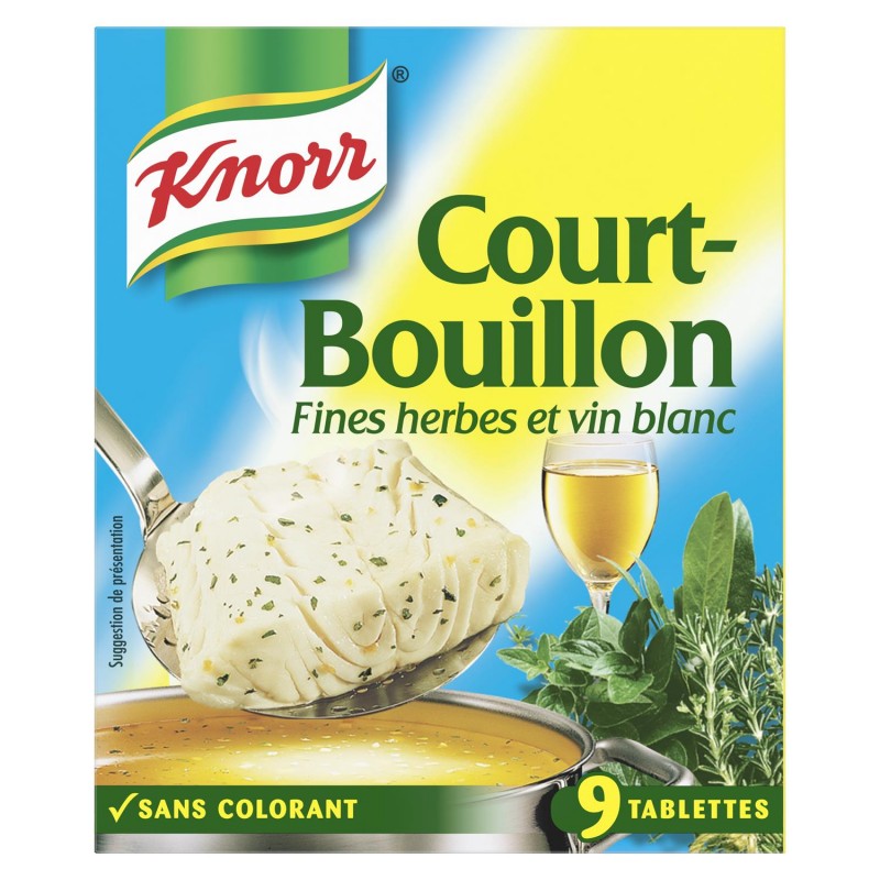 KNORR Court-Bouillon Fines Herbes Et Vin Blanc 107G - Marché Du Coin