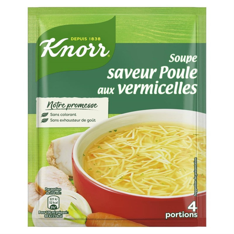 KNORR Soupe Poule Aux Vermicelles 63G - Marché Du Coin
