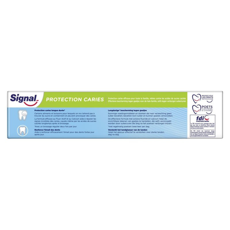 SIGNAL Dentifrice Protection Caries 100Ml - Marché Du Coin