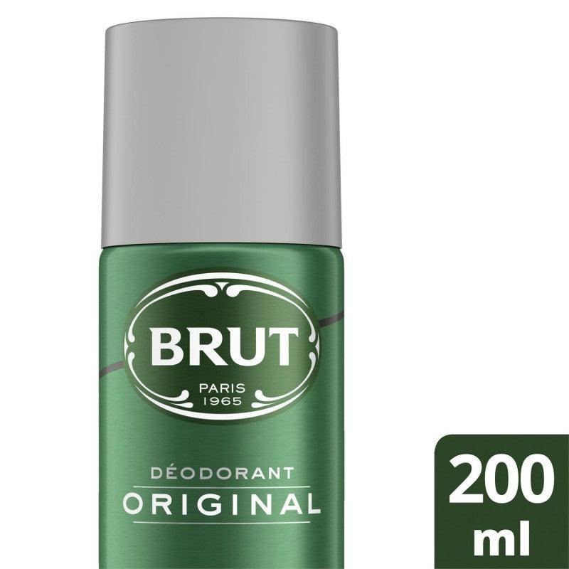 BRUT Déodorant Spray Original Efficacité Longue Durée 200Ml - Marché Du Coin