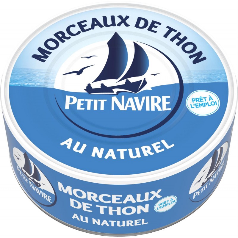 PETIT NAVIRE Morceaux De Thon Au Naturel Démarche Responsable 112G - Marché Du Coin