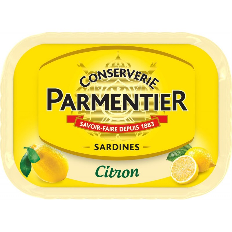PARMENTIER Sardines Huiletournesol Et Citron 135G - Marché Du Coin