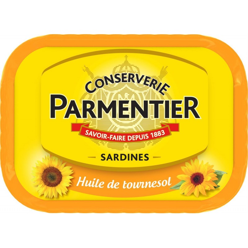 PARMENTIER Sardines Huile De Tournesol 135G - Marché Du Coin