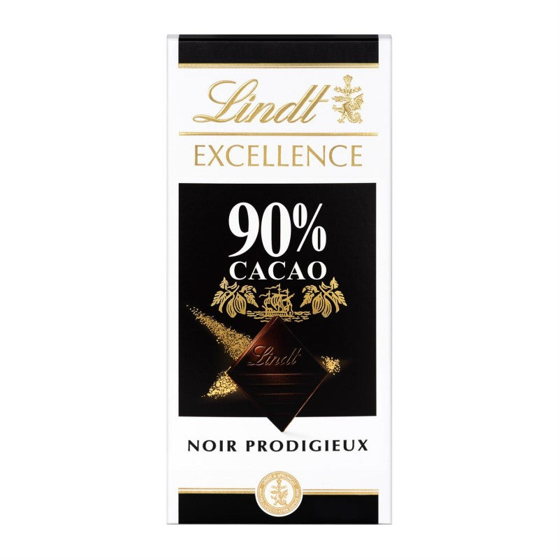 LINDT Excellence Noir 90% Cacao 100G - Marché Du Coin