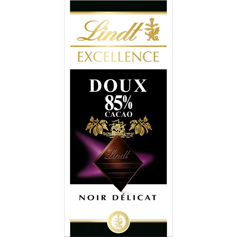 LINDT Excellence Noir 85% Cacao Doux 100G - Marché Du Coin