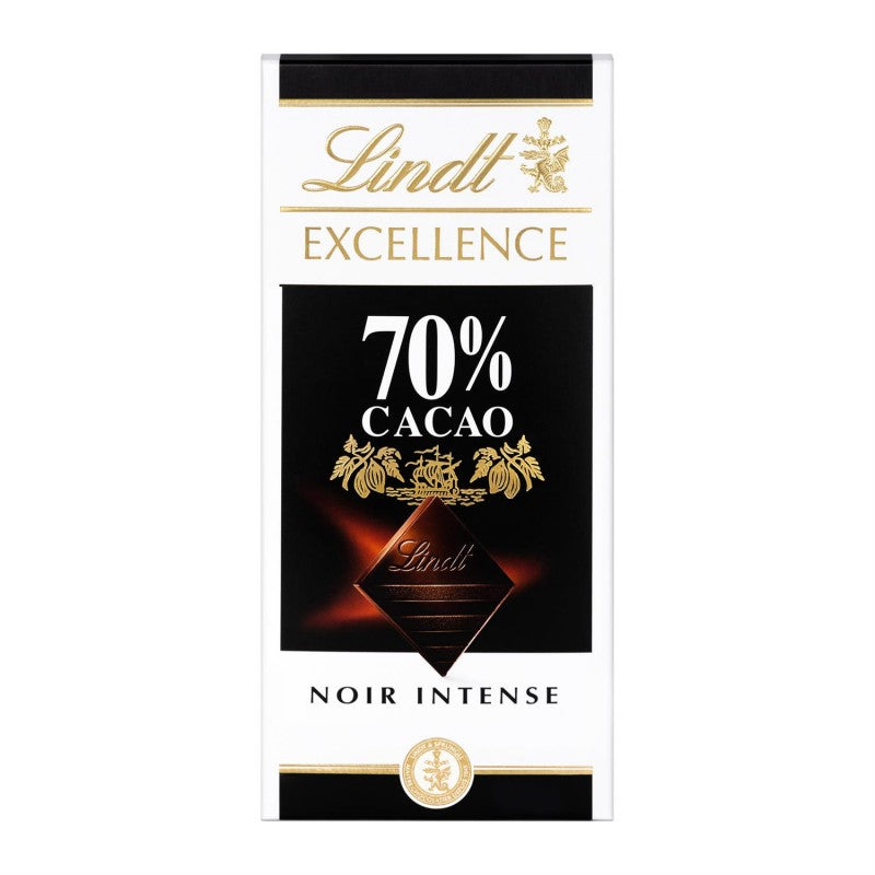 LINDT Excellence Noir 70% Caco 100G - Marché Du Coin