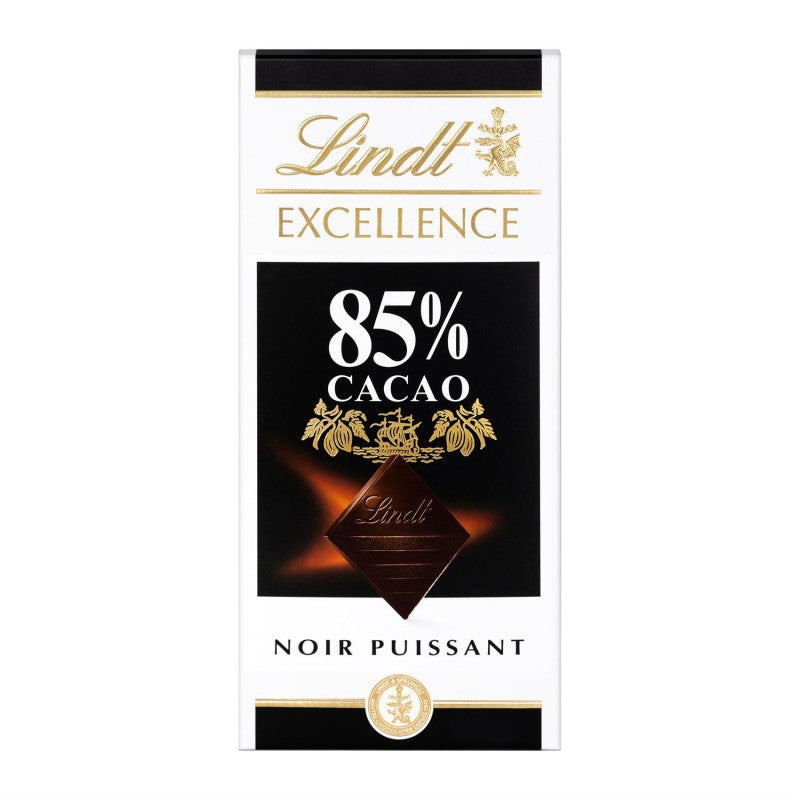 LINDT Excellence Noir 85% Cacao 100G - Marché Du Coin
