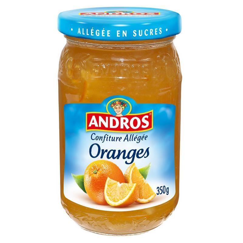 ANDROS ALLEGE Allegée Marmelade D'Orange 350G - Marché Du Coin